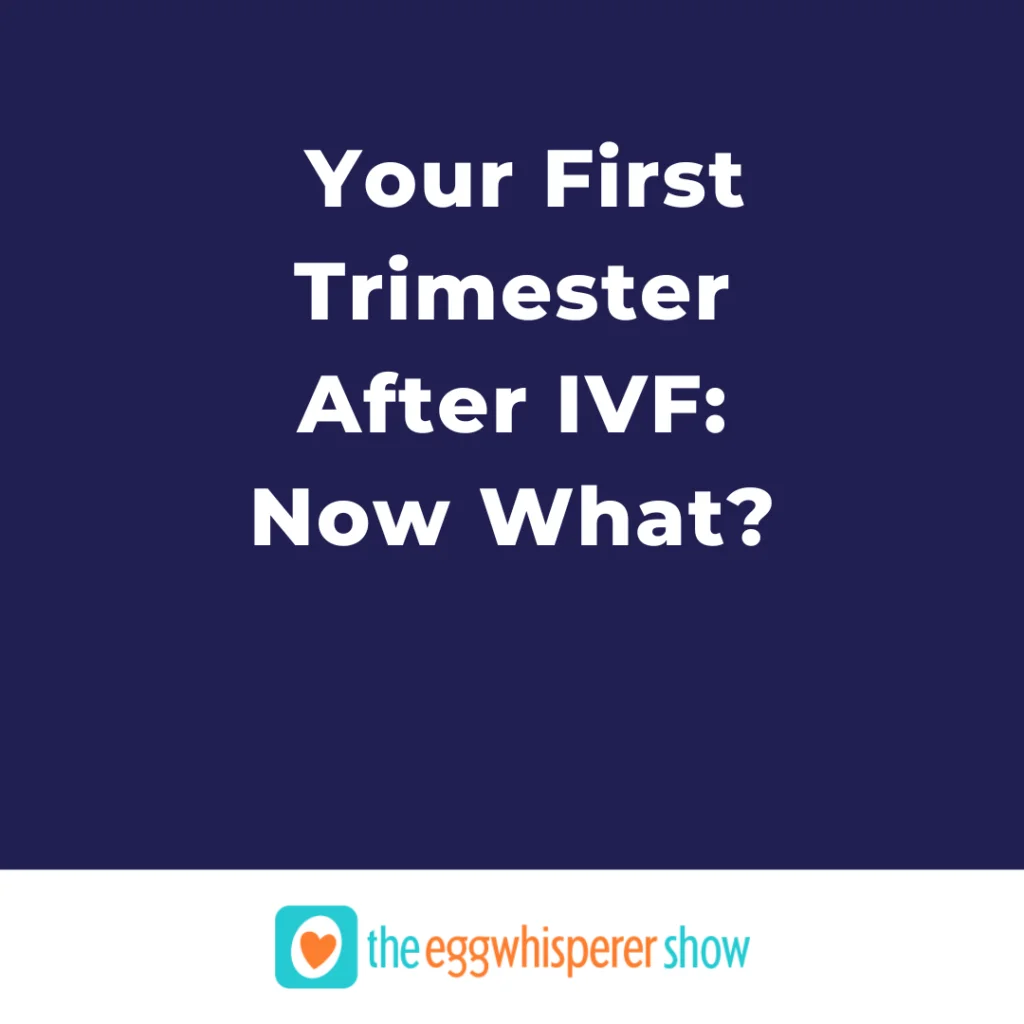 Your First Trimester After IVF Now What