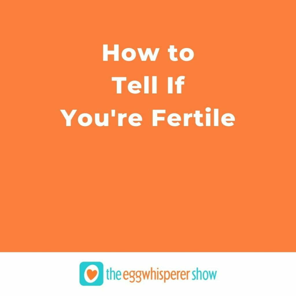 How to Tell You're Fertile