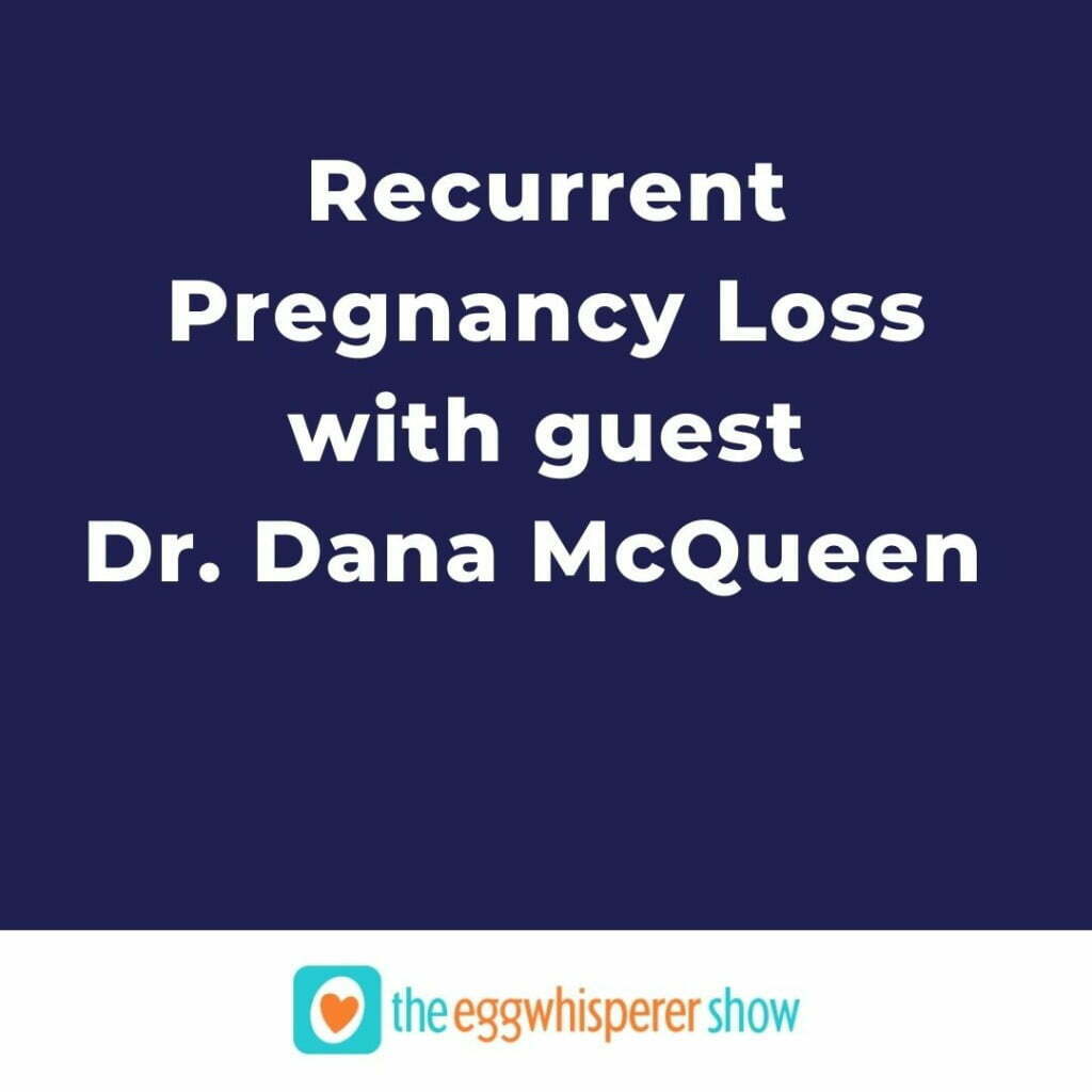Recurrent Pregnancy Loss with guest Dr. Dana McQueen