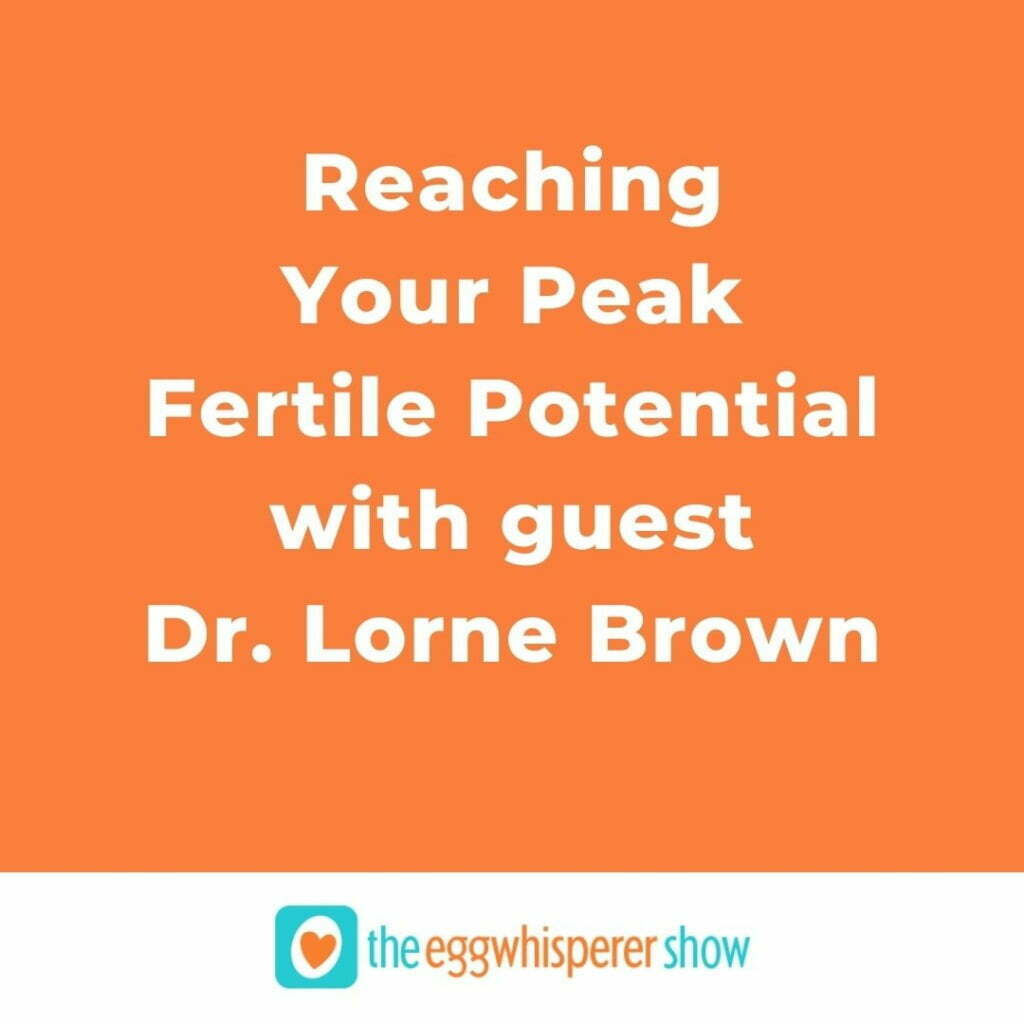 Reaching Your Peak Fertile Potential with guest Dr. Lorne Brown