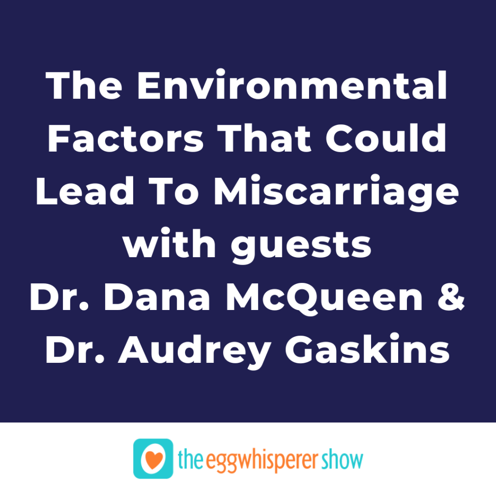The Environmental Factors That Could Lead To Miscarriage with guests Dr. Dana McQueen and Dr. Audrey Gaskins