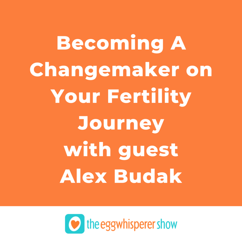 Becoming A Changemaker on Your Fertility Journey with guest Alex Budak