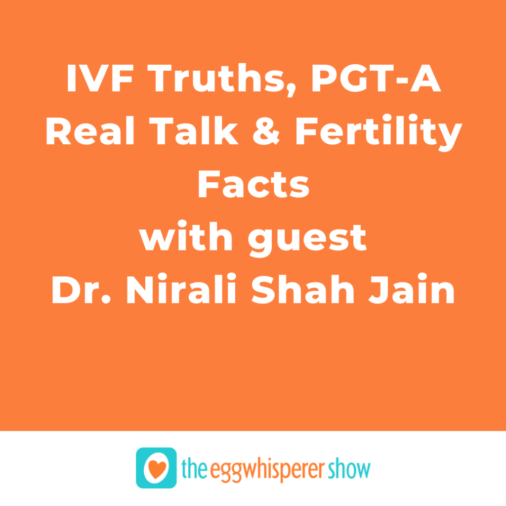 IVF Truths, PGT-A Real Talk, and Fertility Facts with guest Dr. Nirali Shah Jain